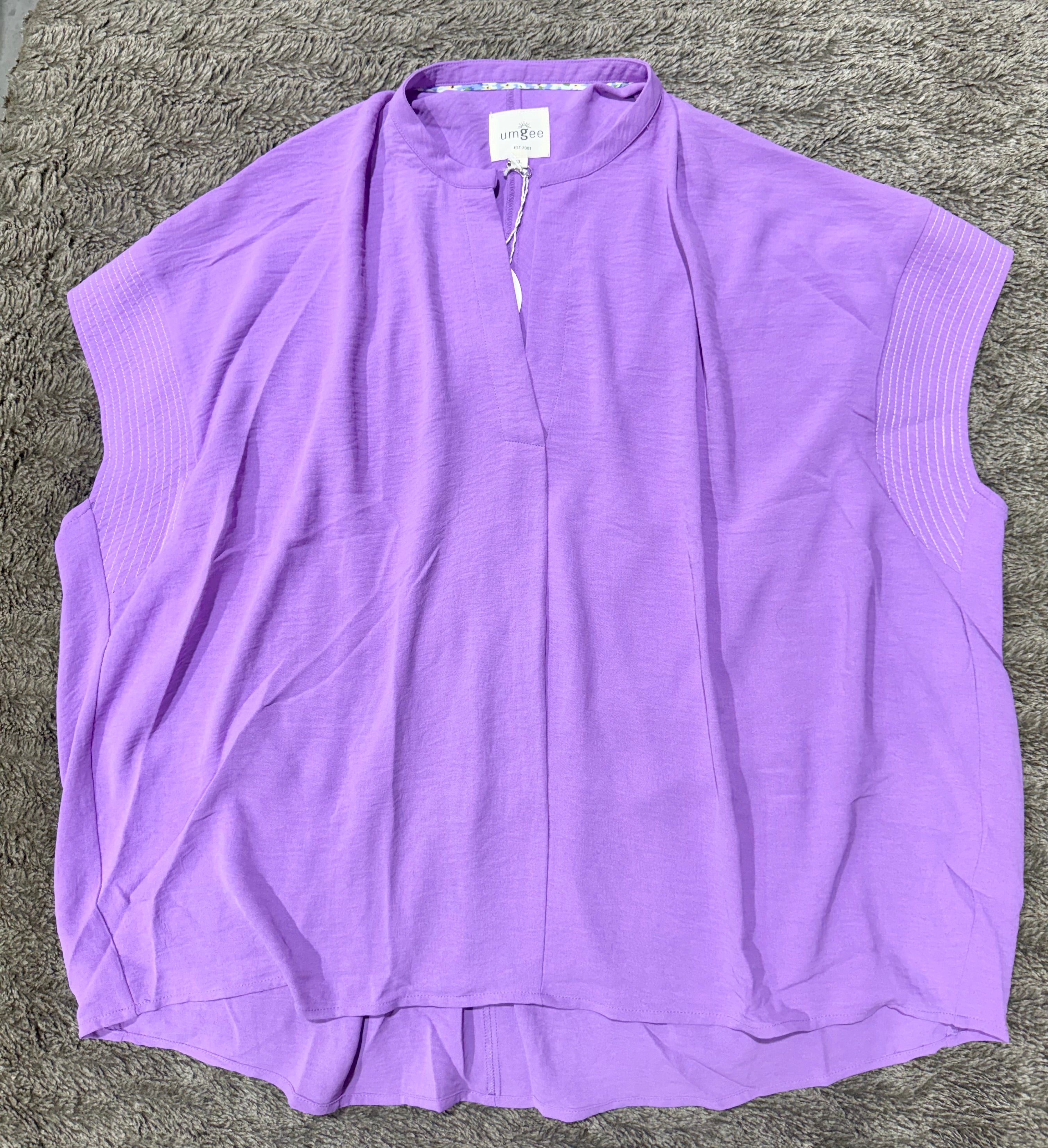 Purple V Neck - Plus