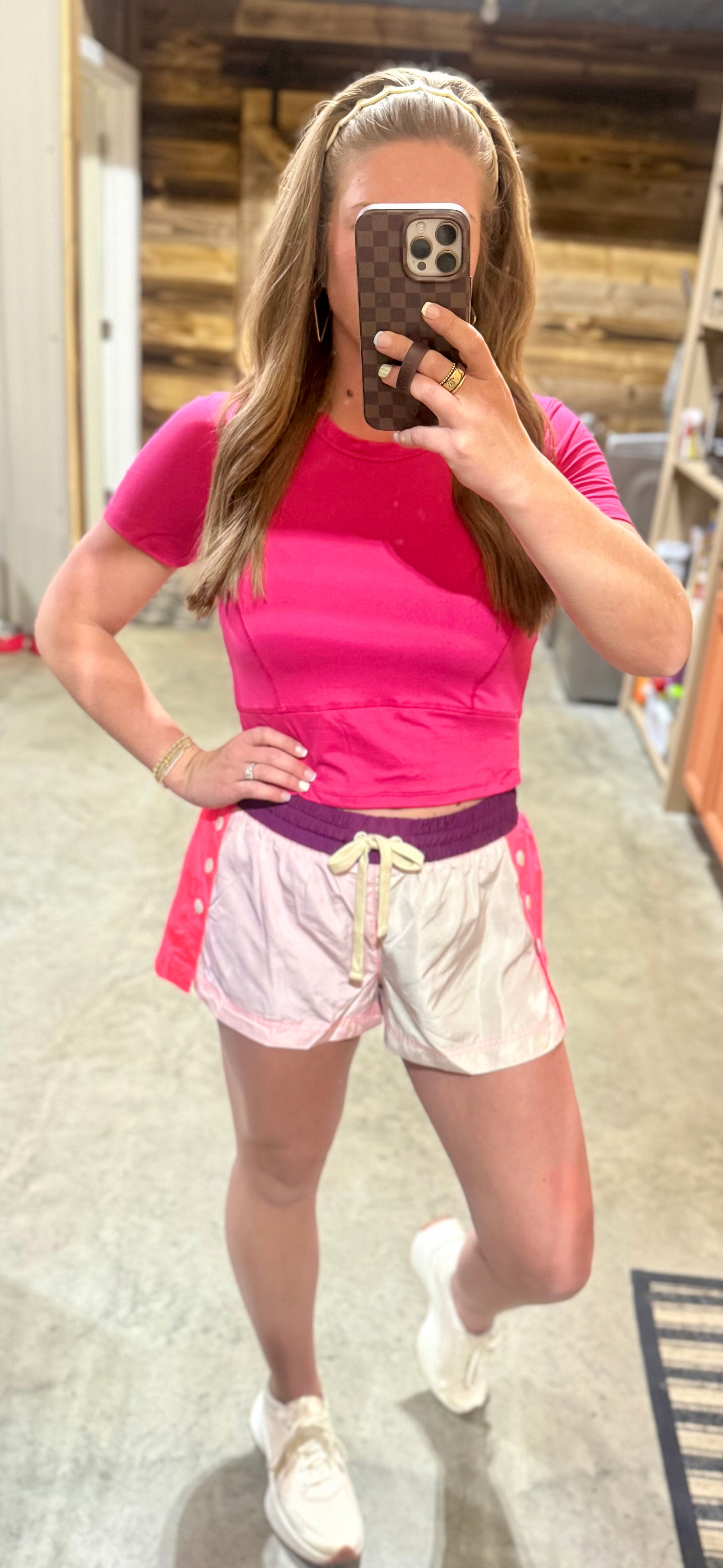 Pink Mix Shorts