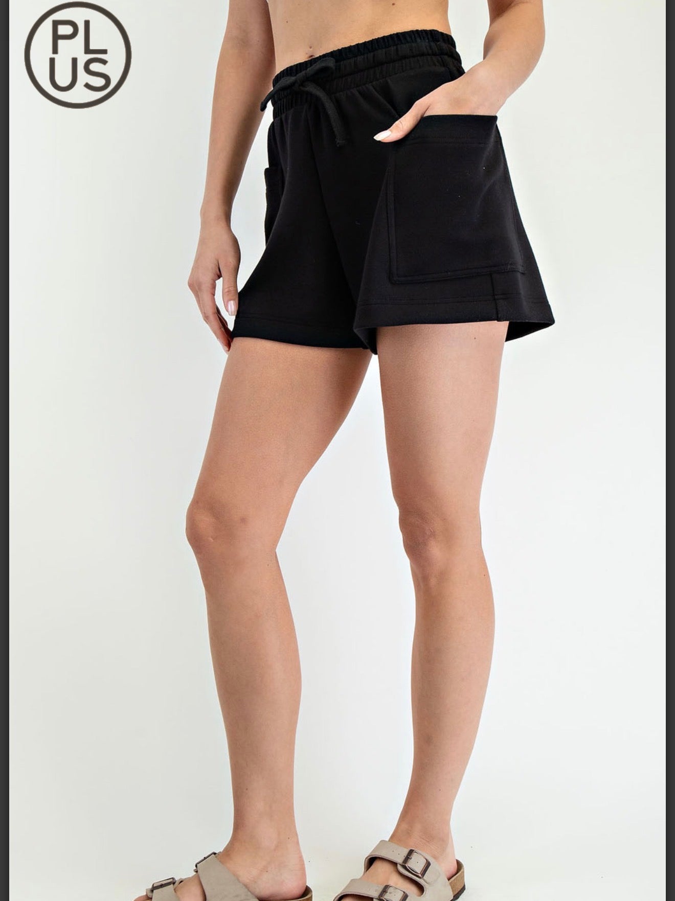Black Buttersoft RM Shorts - Plus