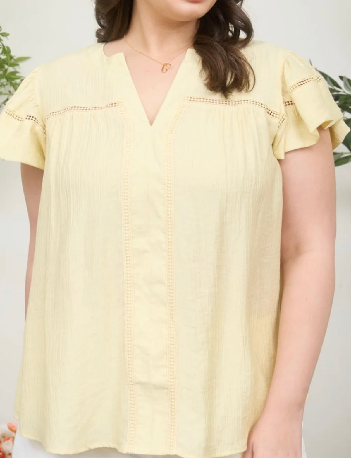 Butter Yellow Plus Top