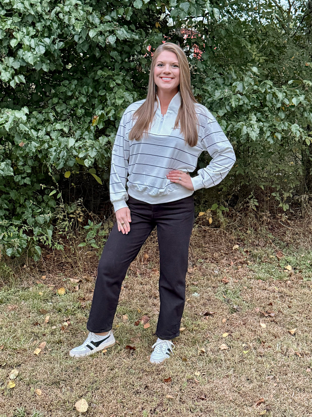 Blackline Zip Pullover