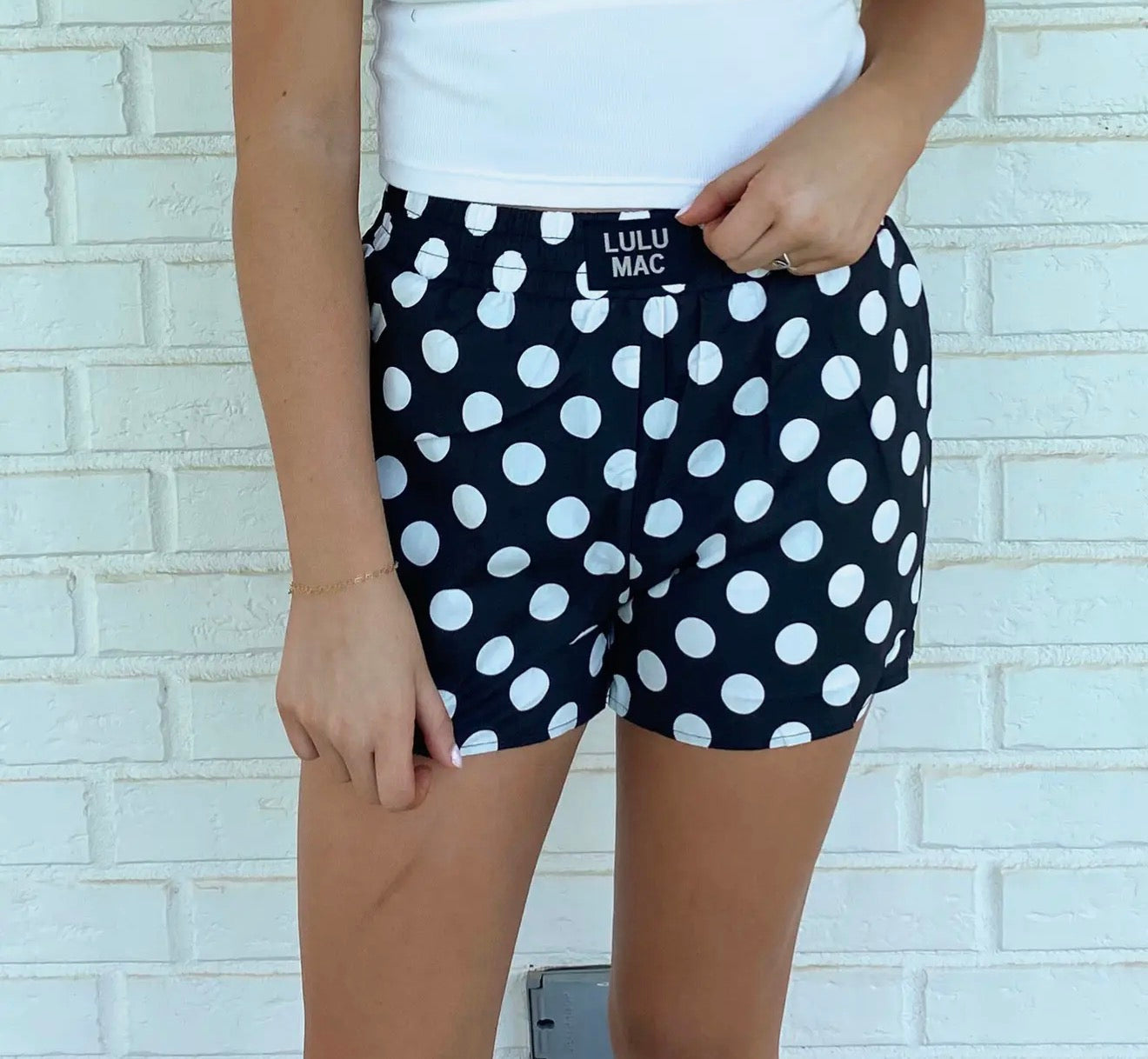 LM Polka Dot Shorts (Black)