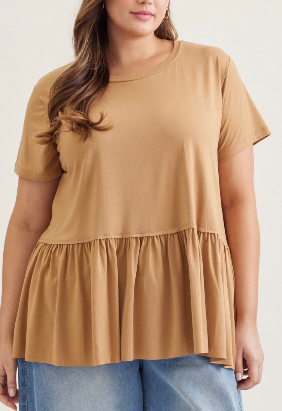 Camel Plus Top