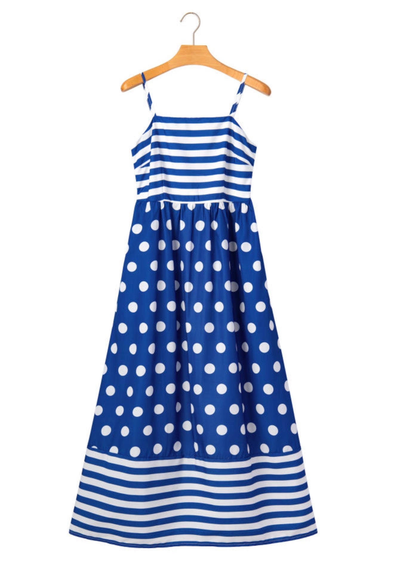 Blue Polka Dot Dress