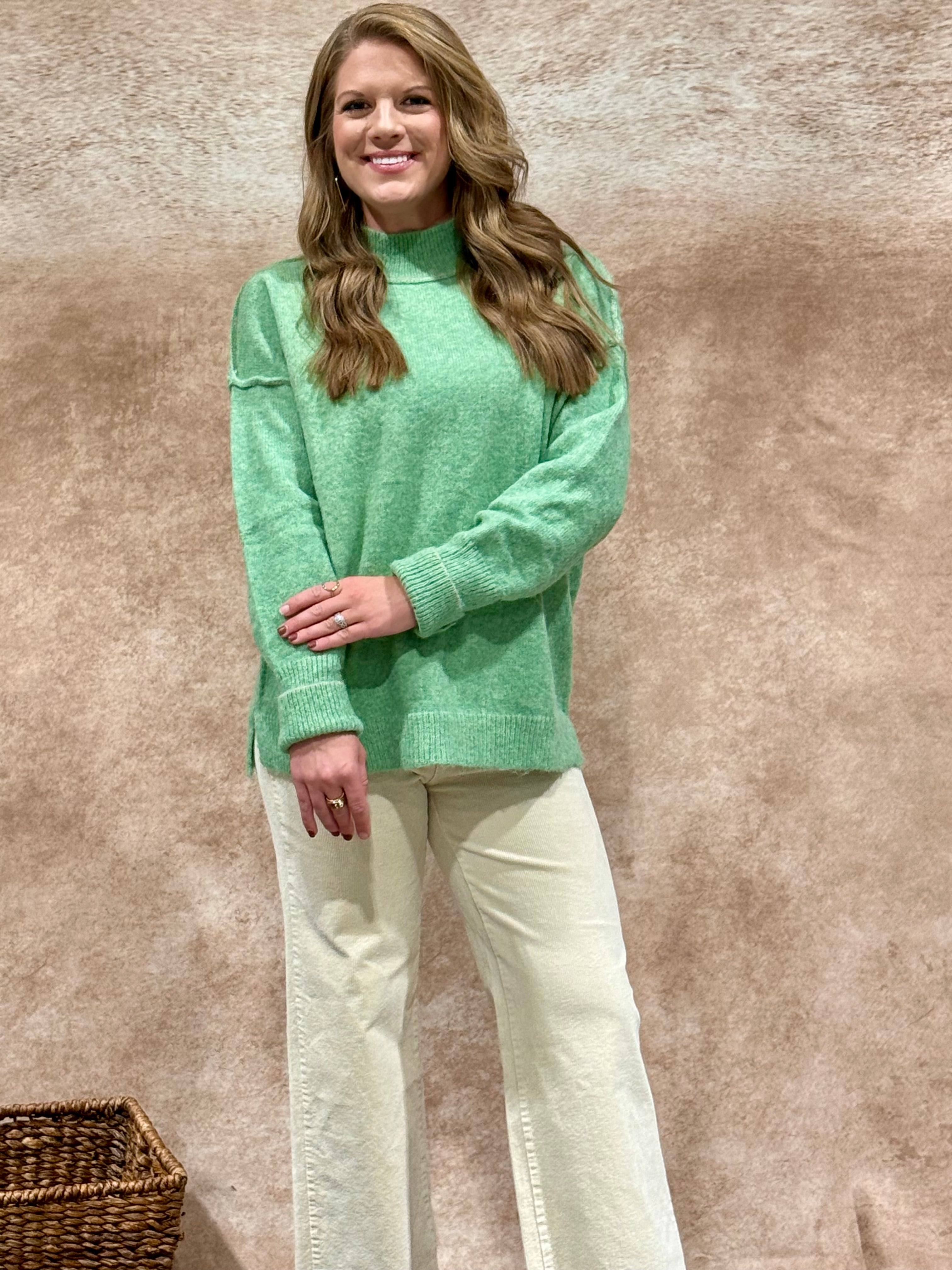 The Mint Knit Sweater