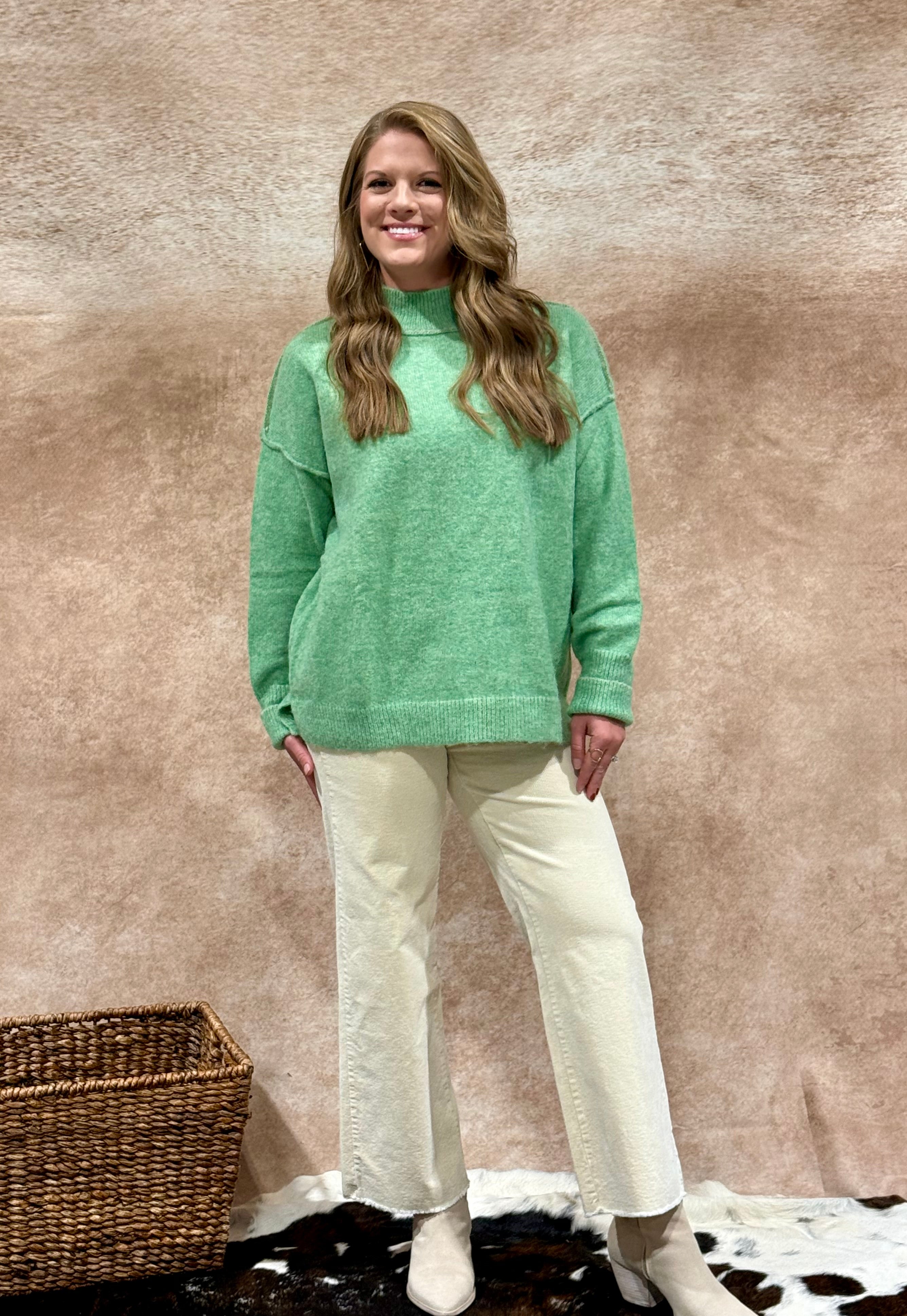 The Mint Knit Sweater