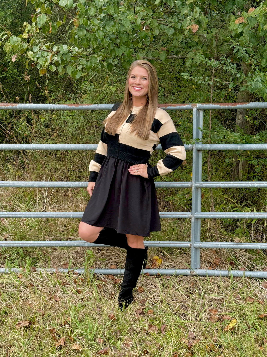 Bold Balance Sweater Dress