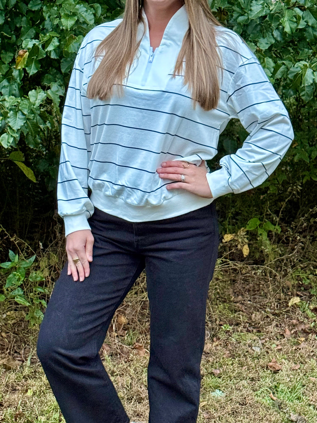 Blackline Zip Pullover