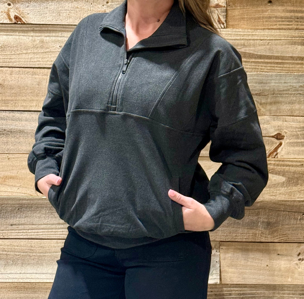 Charcoal Core Half Zip