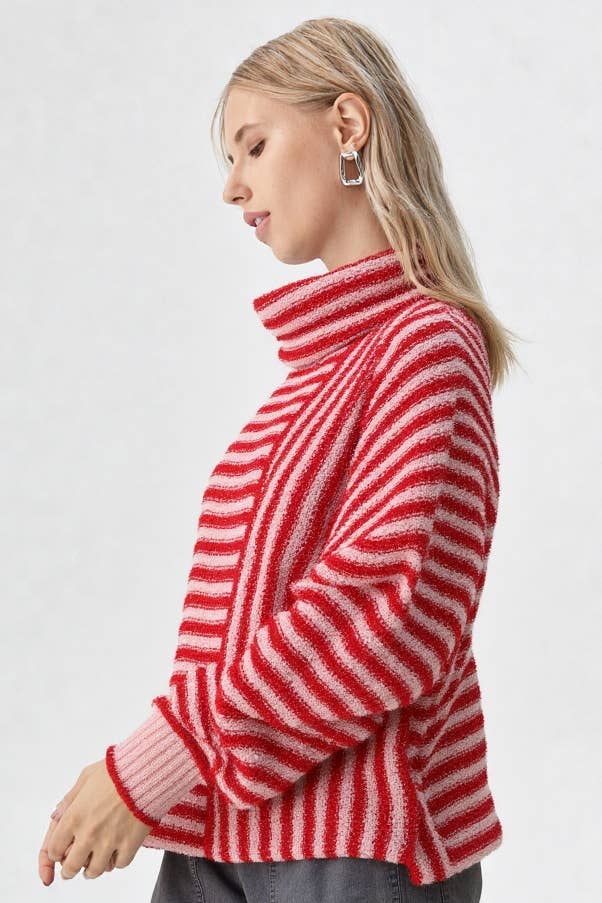 Striped Knit Sweater