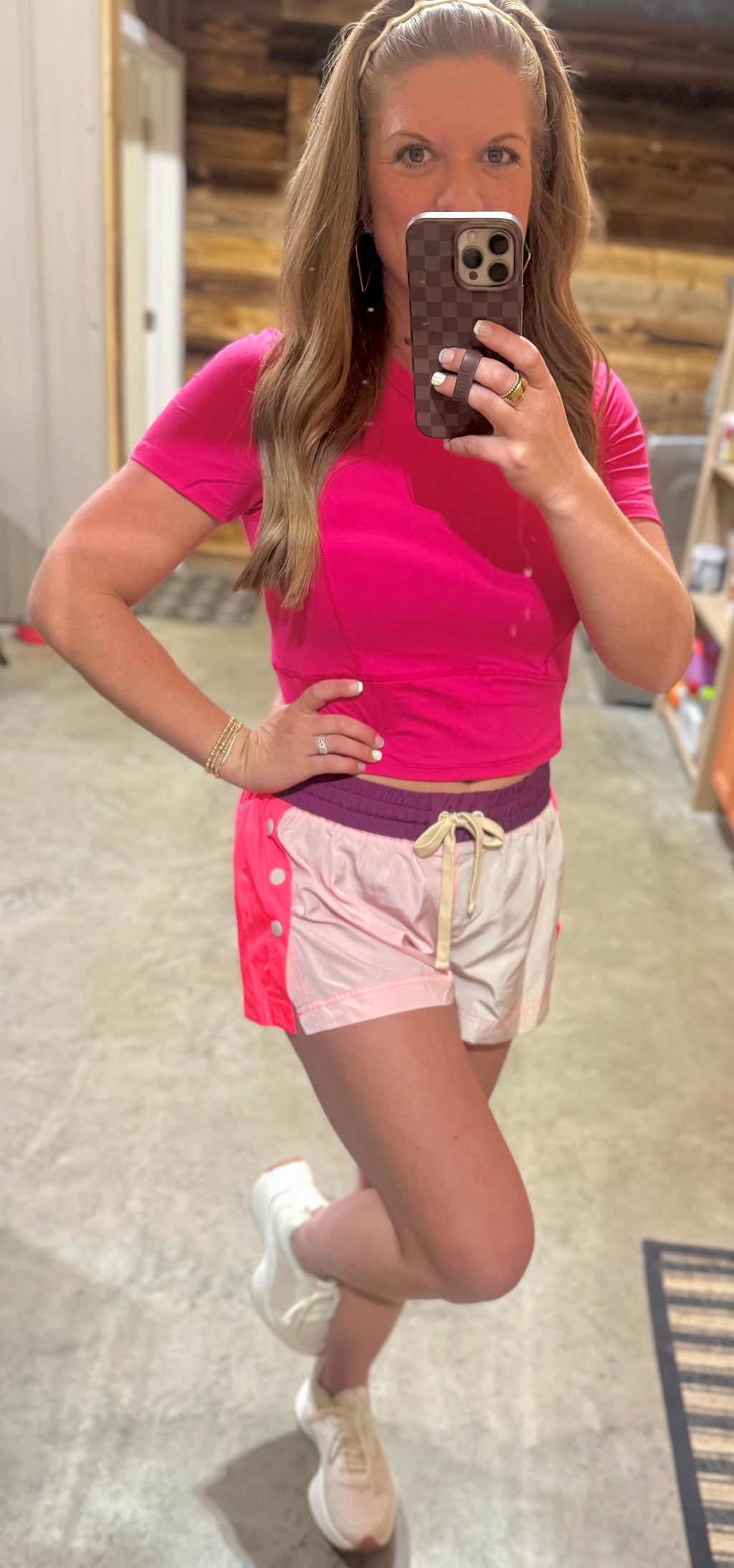 Pink Mix Shorts