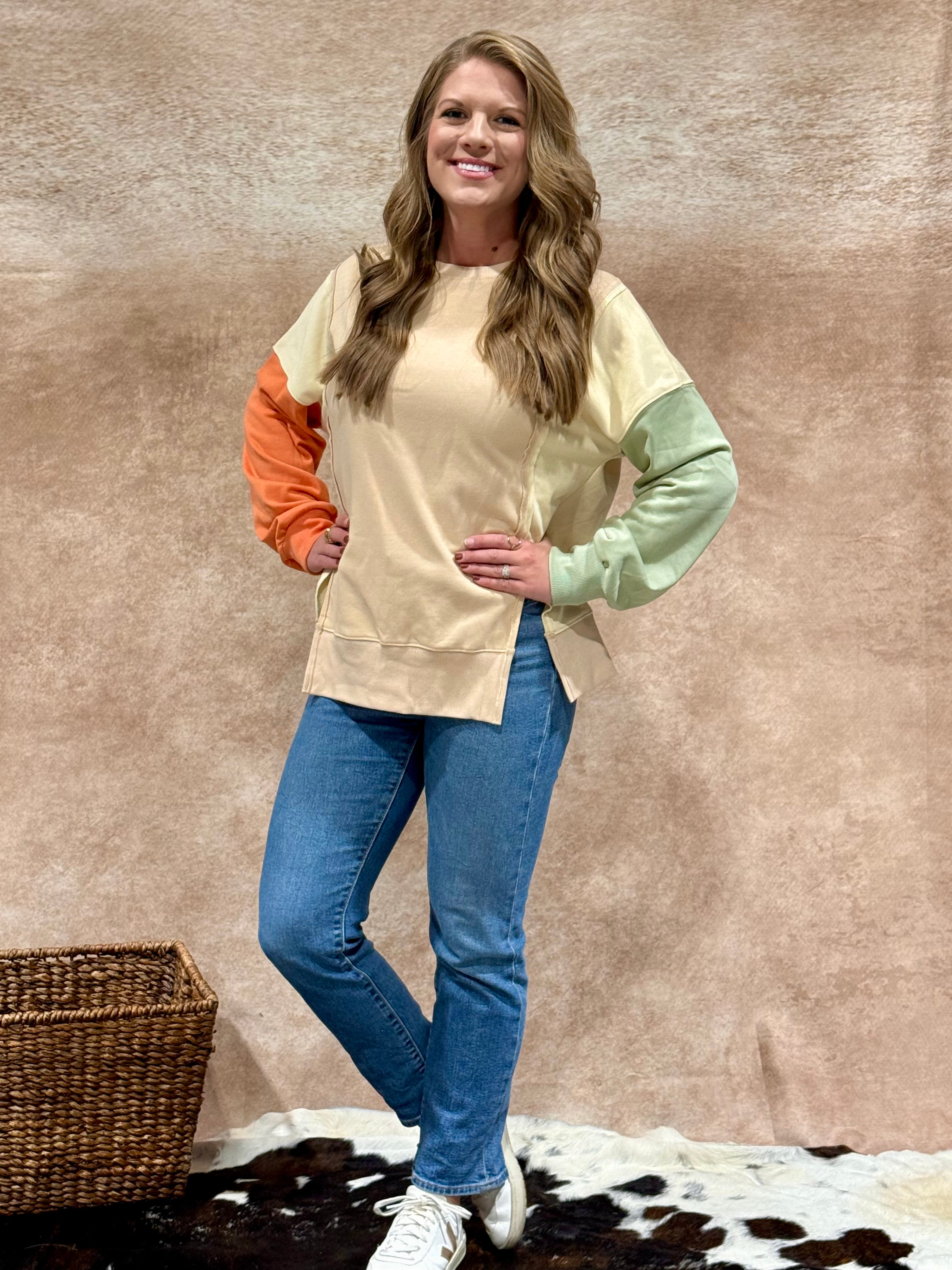 Cozy Colorblock Pullover