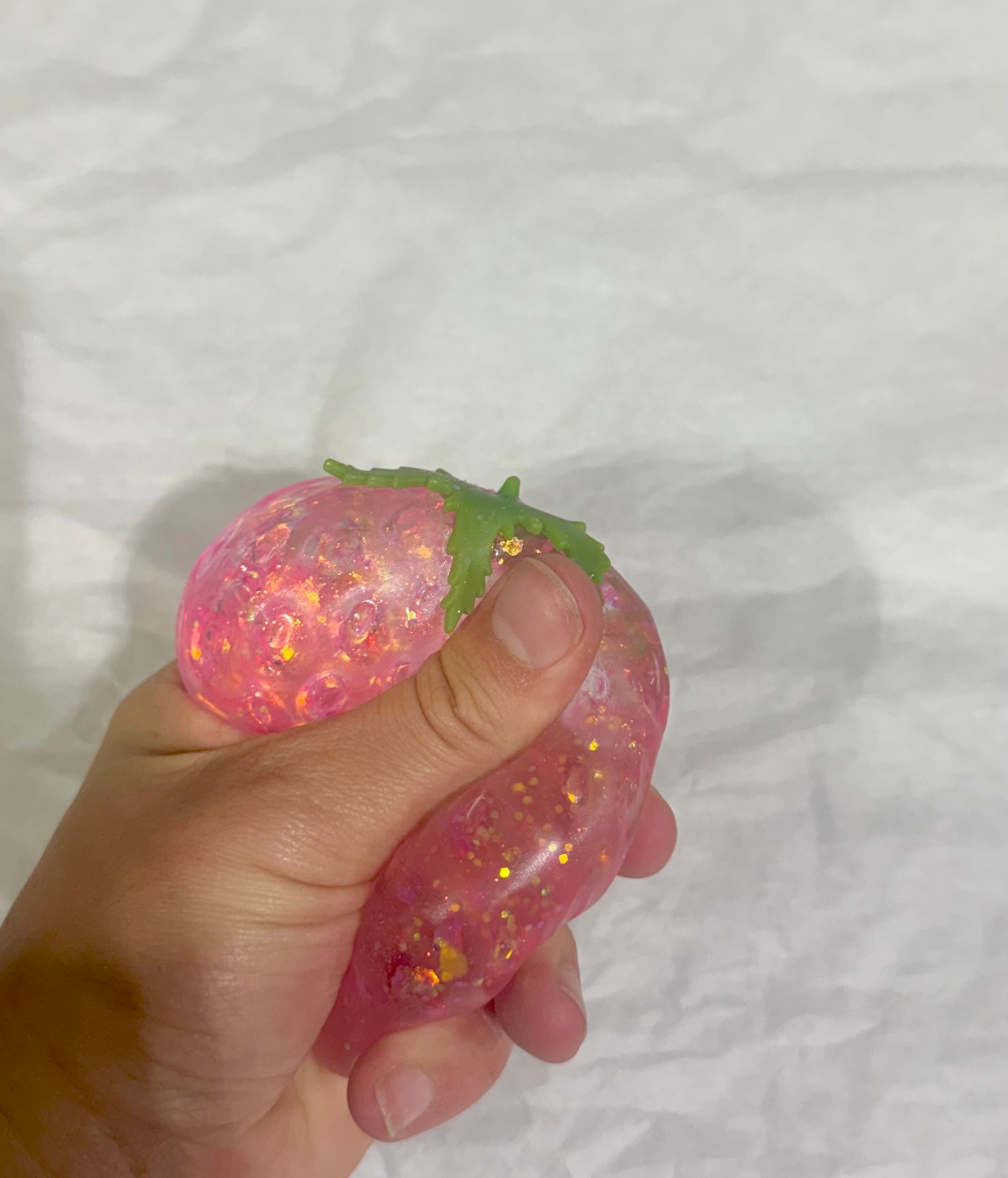 Sugar Squishy Glitter Strawberry