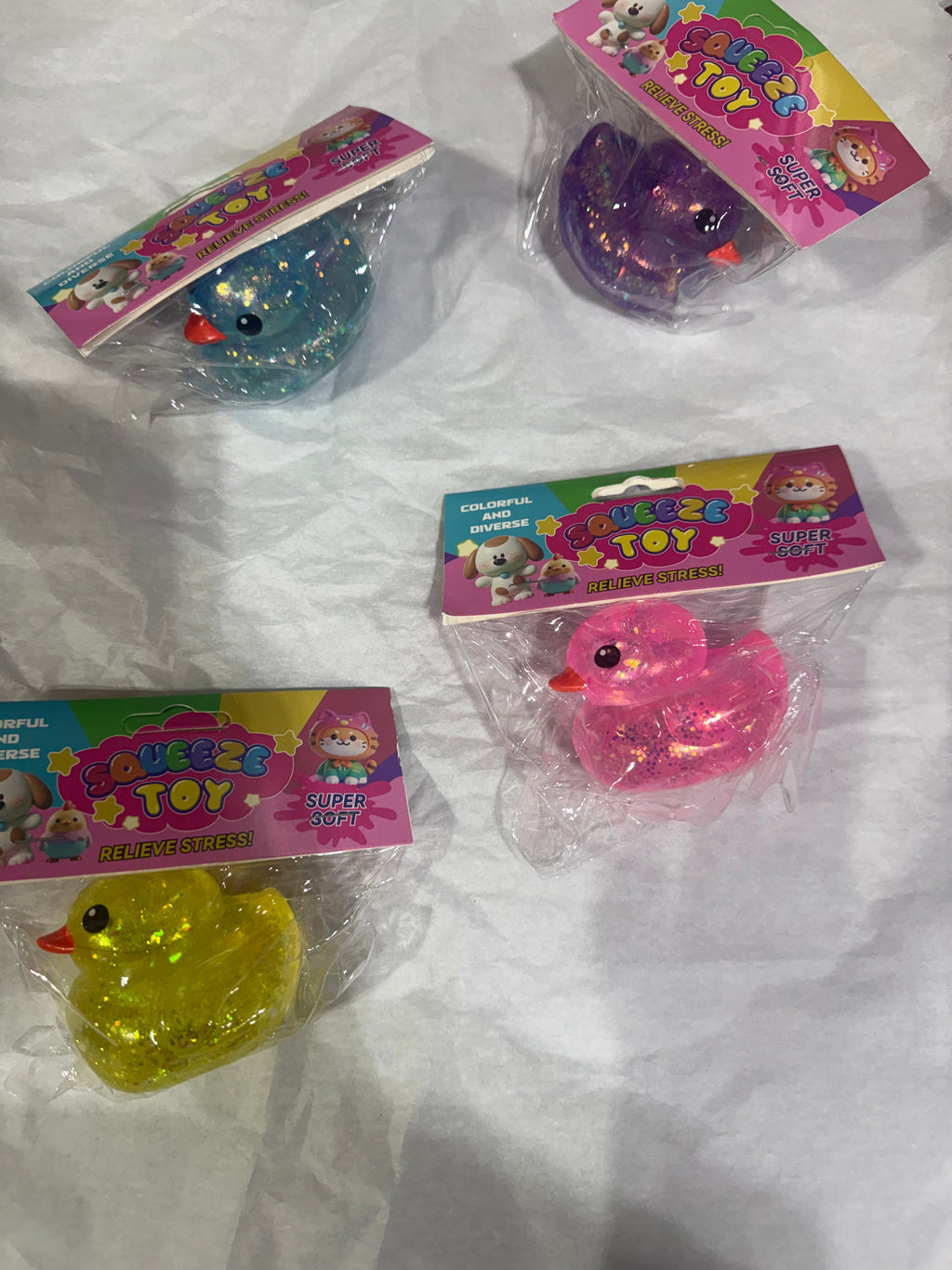Sugar Squishy Glitter Duck