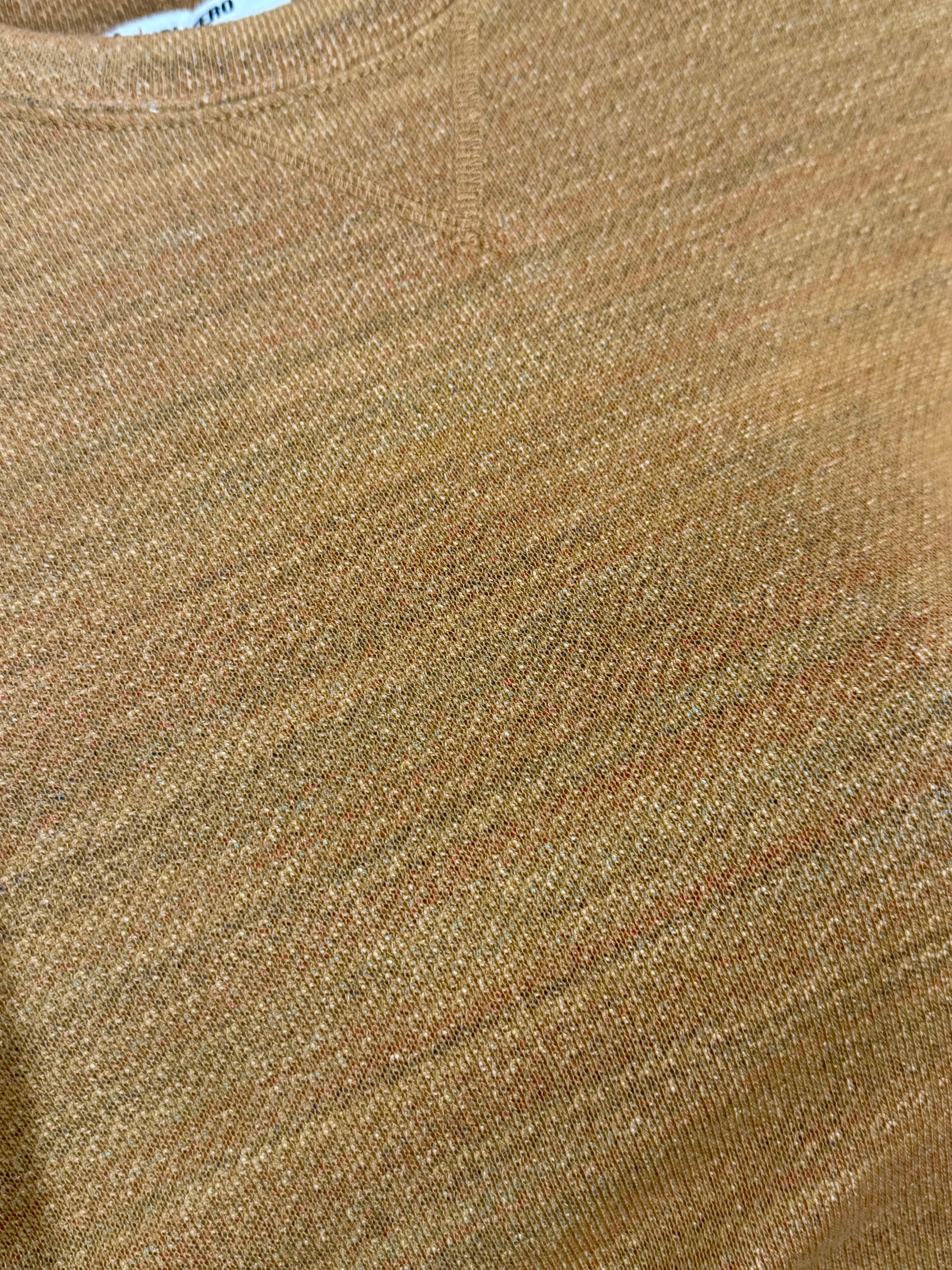 Drop-Shoulder Brown Sugar Top