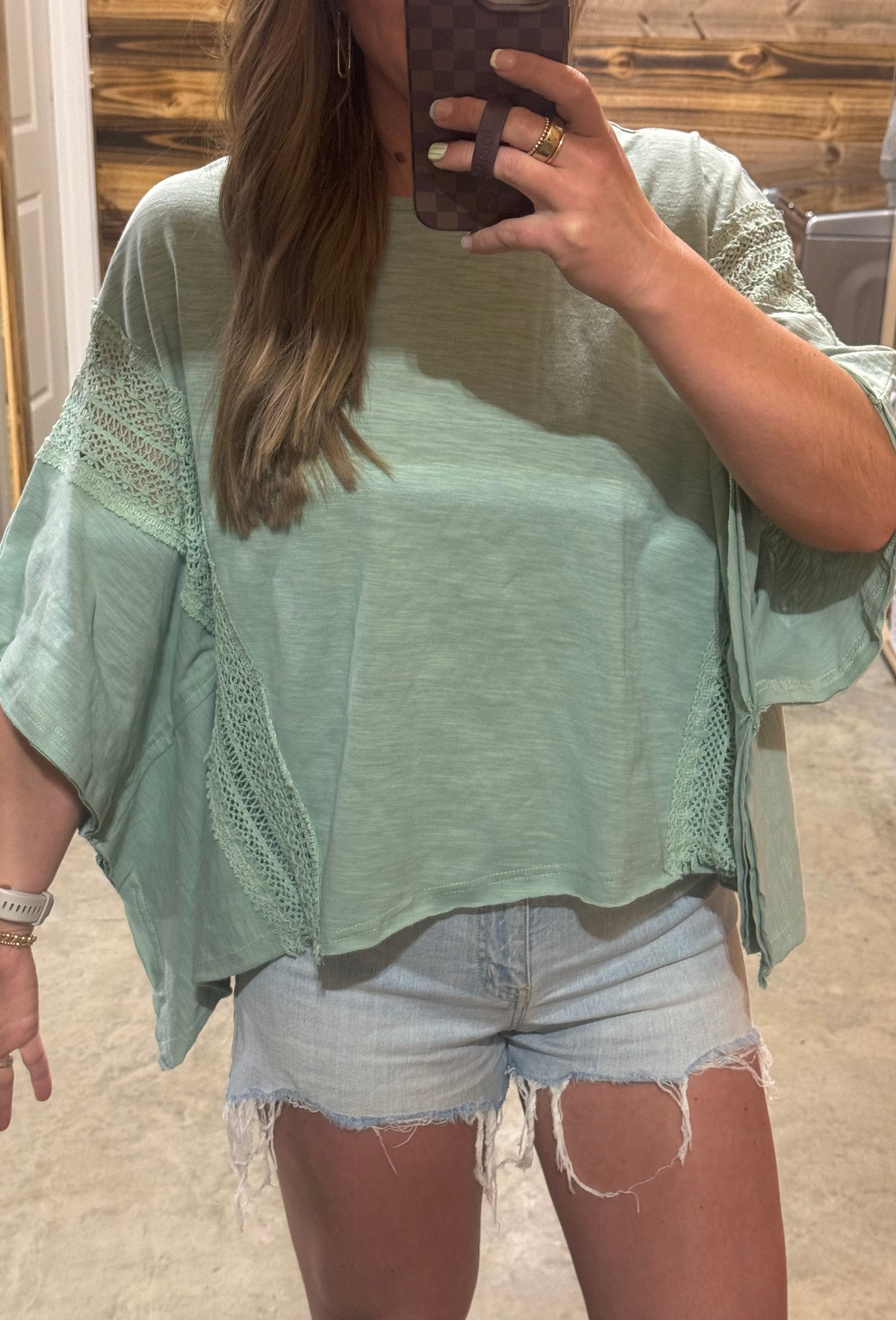 Dusty Mint Top