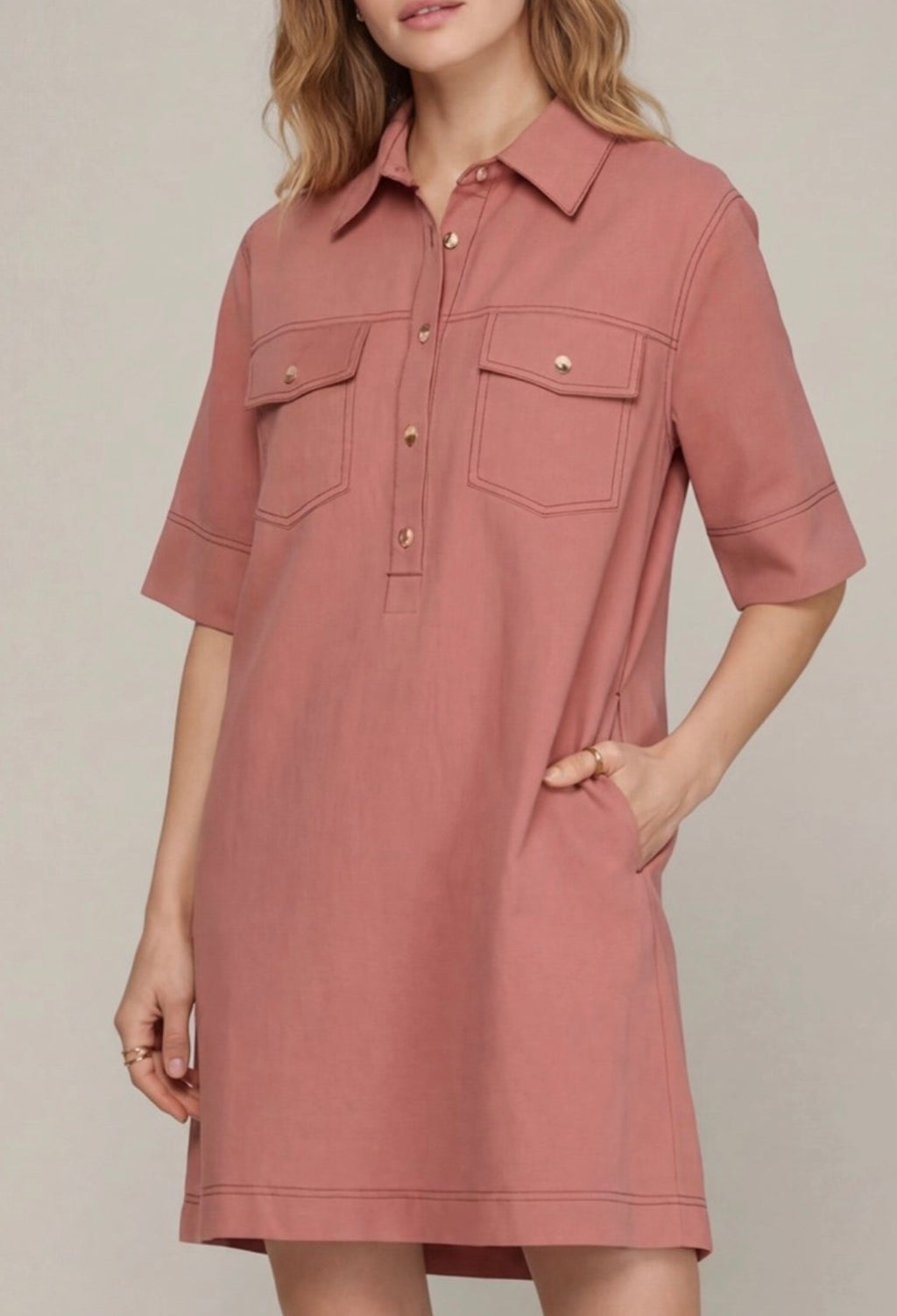 Dusty Rose Dress