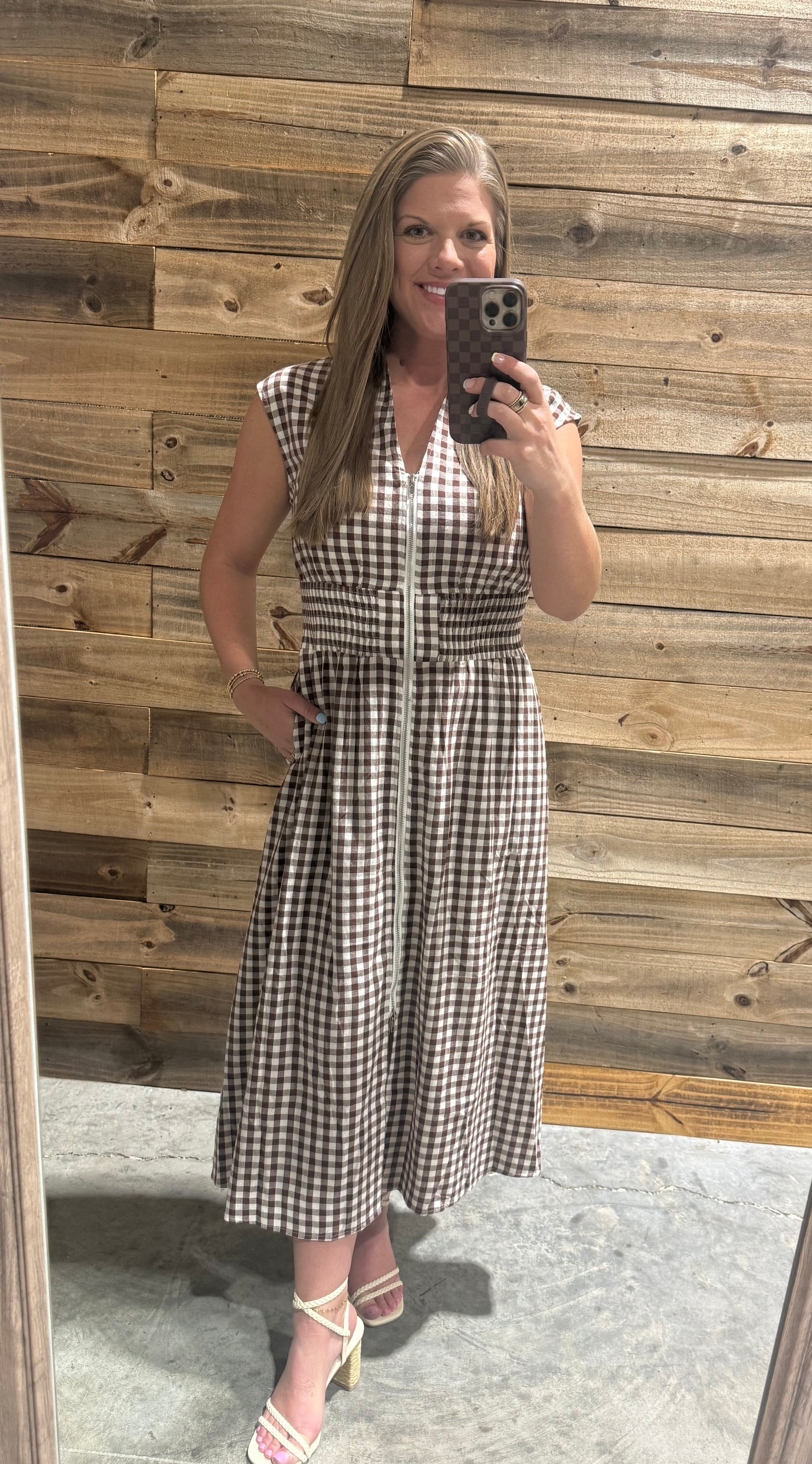 Gingham Dress