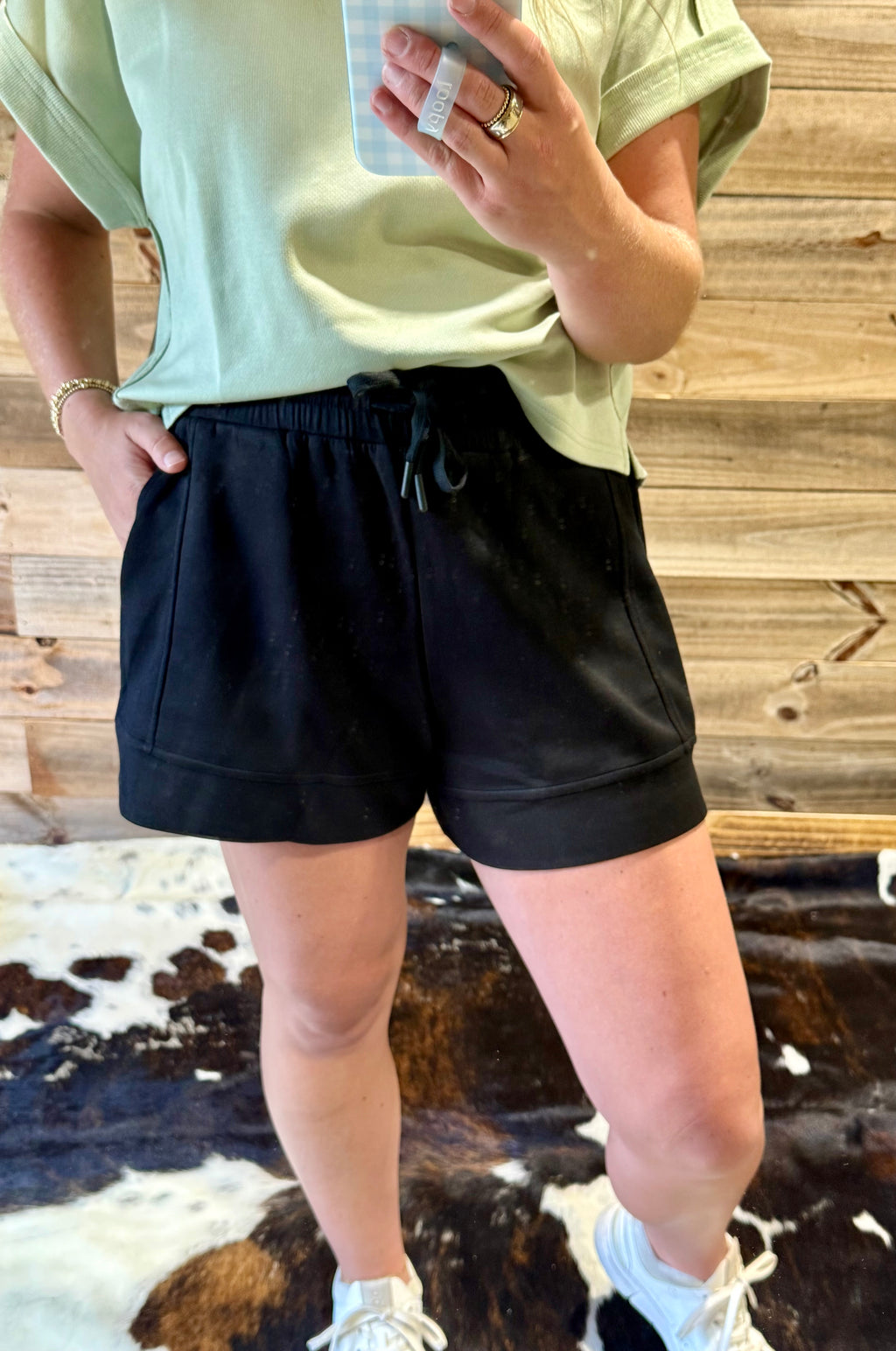 Black Buttersoft Shorts