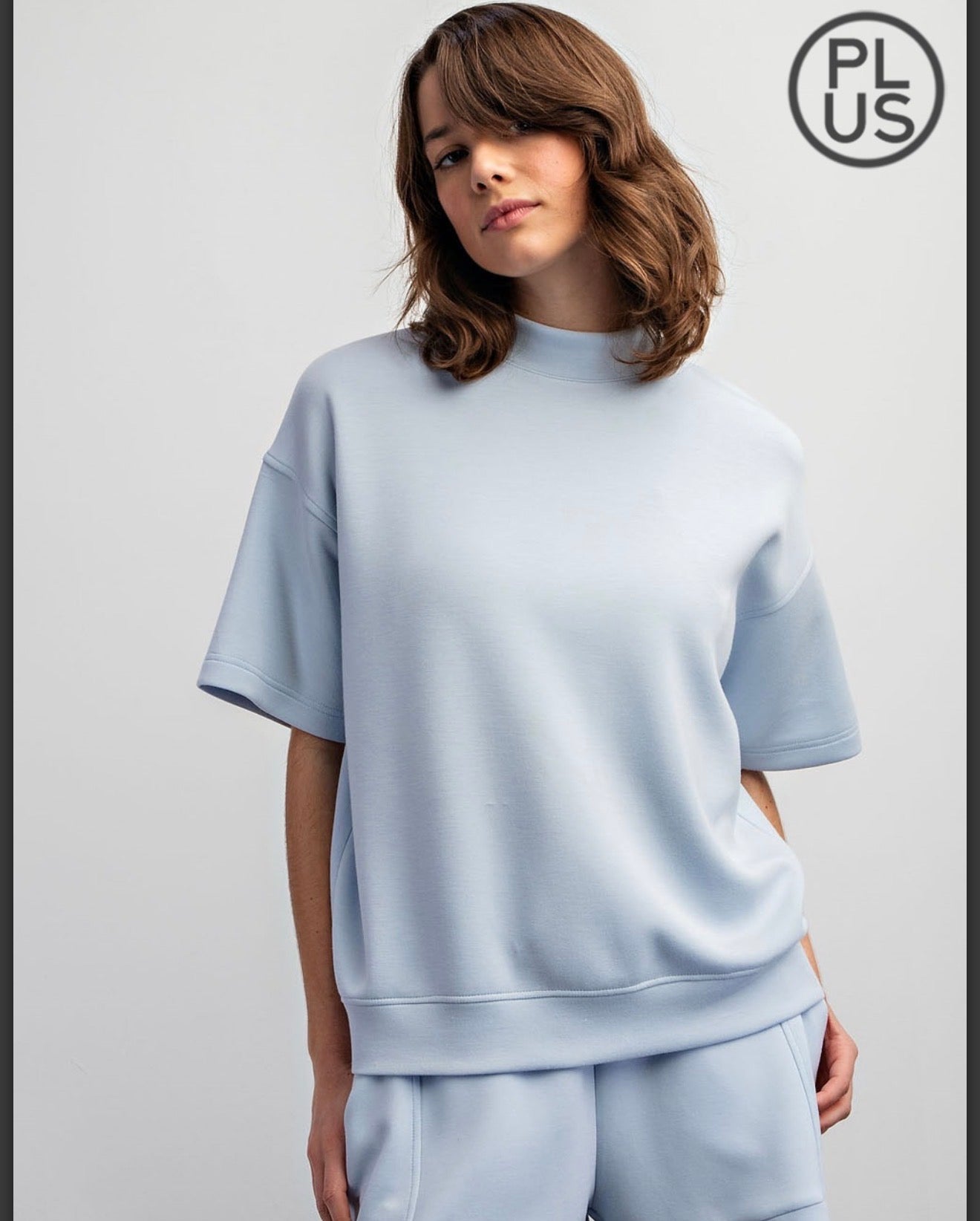 Blue Buttersoft RM Top - Plus