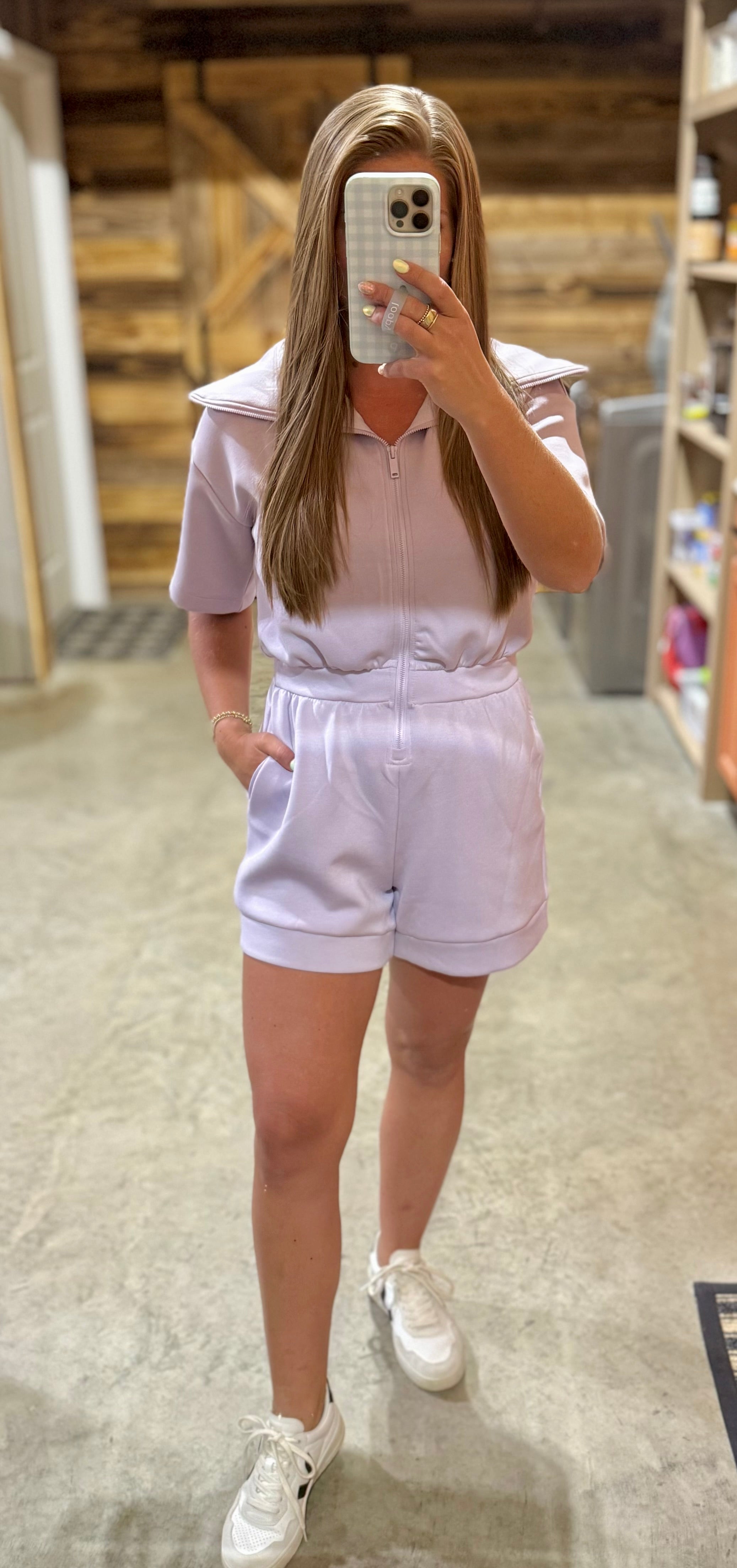 Butter-Soft Purple RM Romper