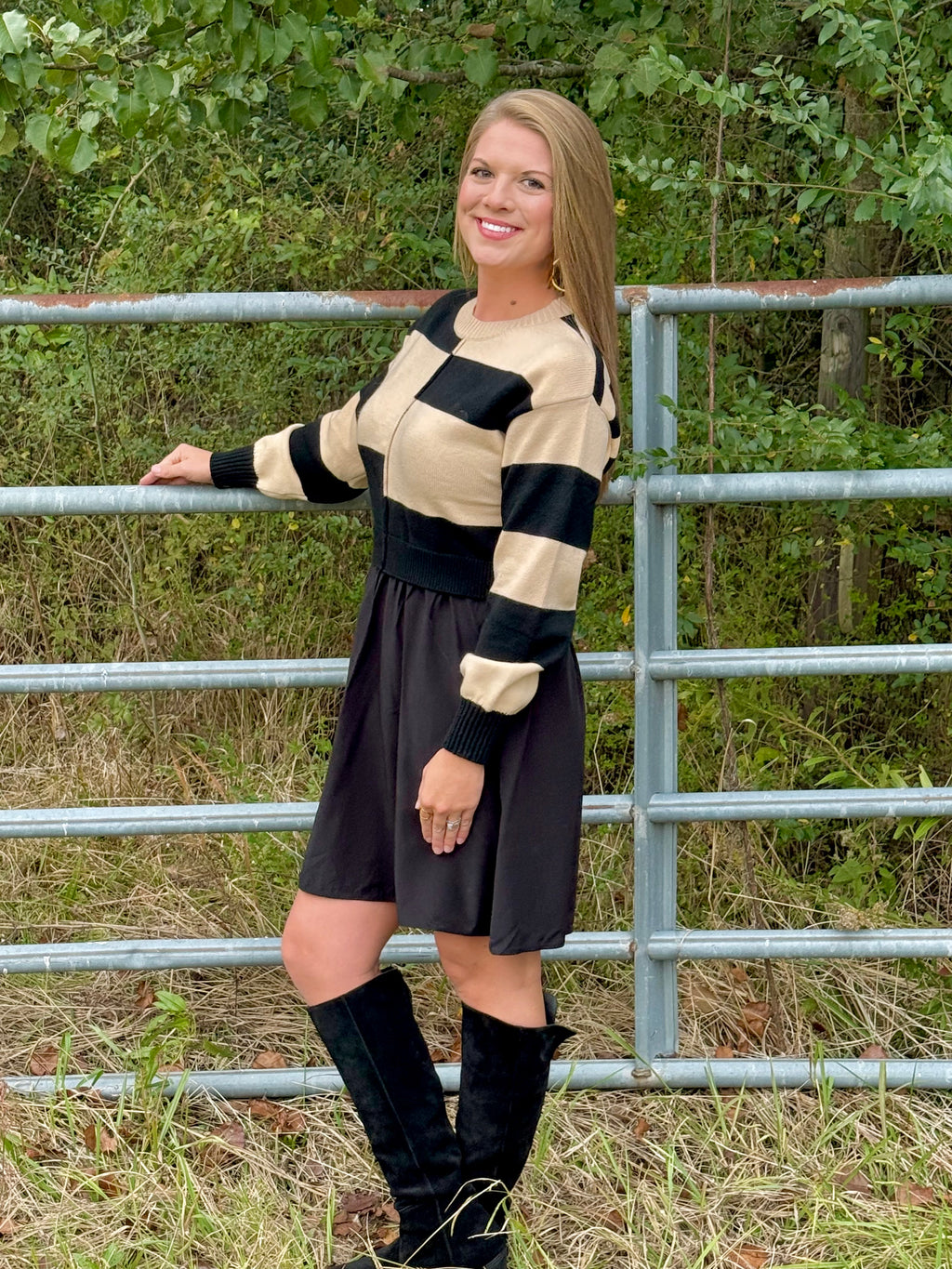 Bold Balance Sweater Dress