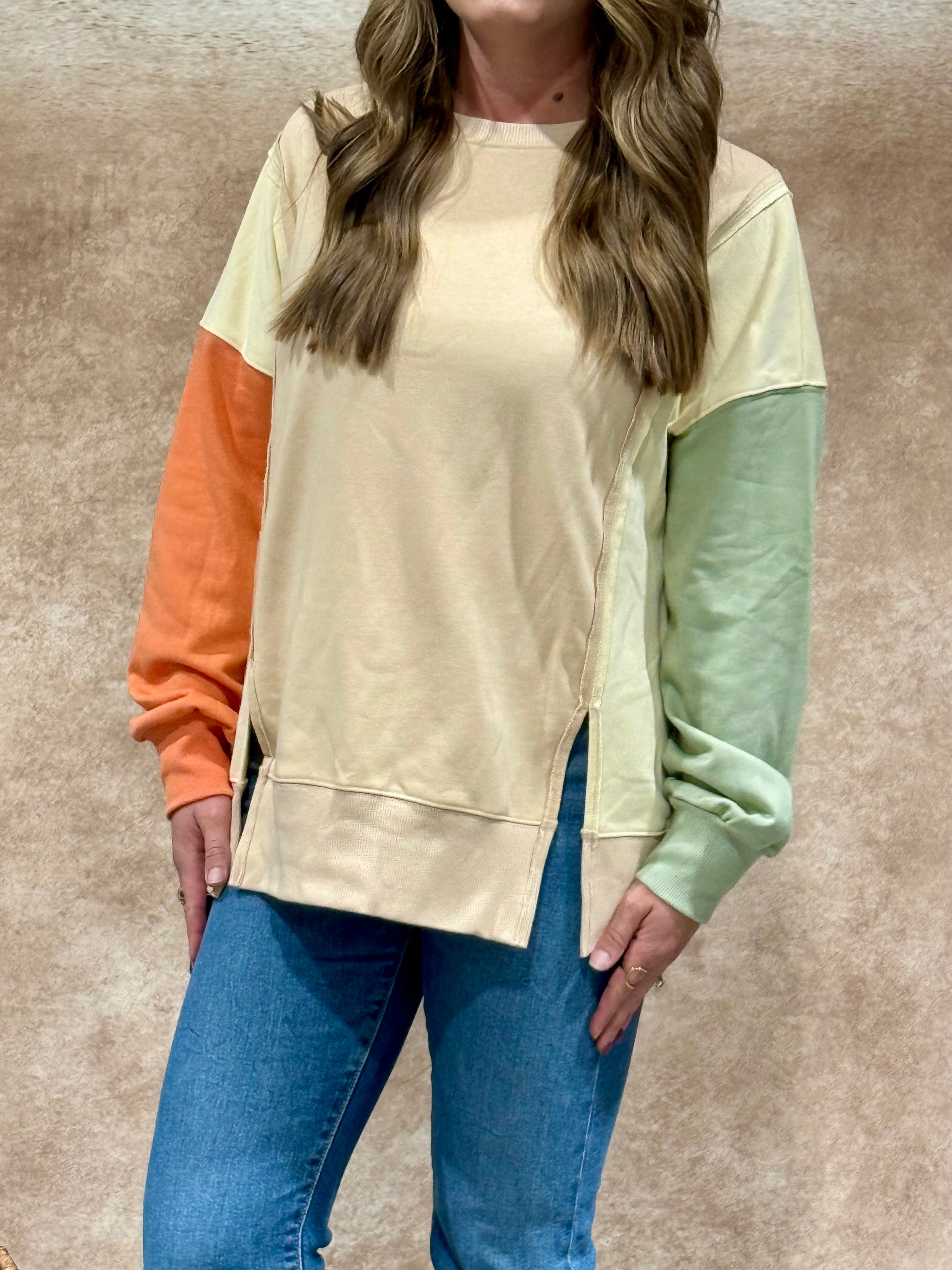 Cozy Colorblock Pullover